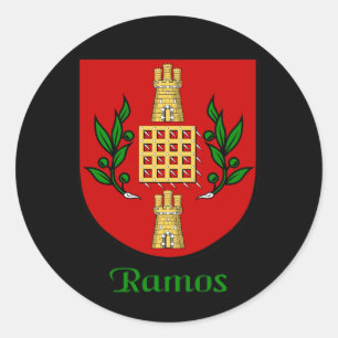 Ramos Family Shield Stickers Runt Klistermärke