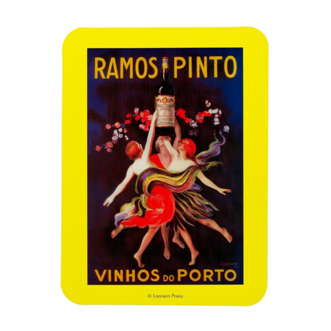 Ramos Pinto Vintage PosterEurope Magnet (Vertikal)