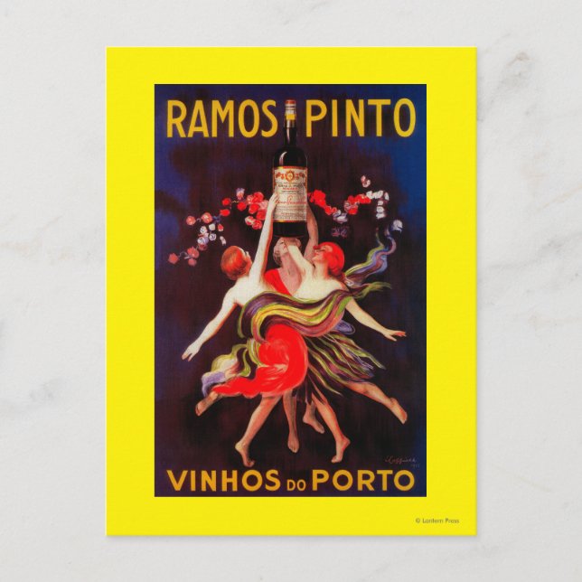 Ramos Pinto Vintage PosterEurope Vykort (Framsida)