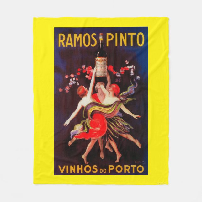 Ramos Pintovintage PosterEurope Fleecefilt (Framsidan)