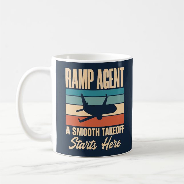 Ramp Agent en utjämnad start börjar här Kaffemugg (Vänster)