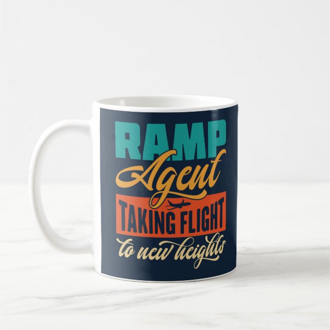 Ramp Agent tar flyget till nya höjder Kaffemugg (Vänster)