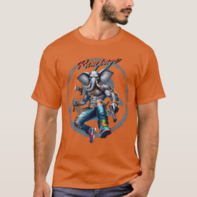 Rampage-retro T Shirt (Framsida)