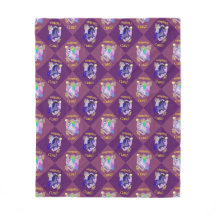 Rampant Cute Unicorn Renaissance Fleece Blanket