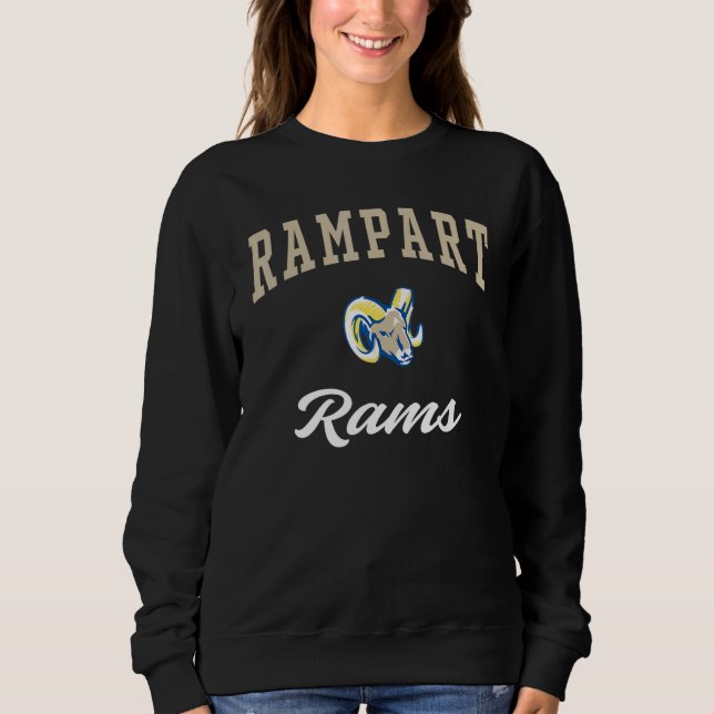 Rampart High School Rams T Shirt (Framsida)
