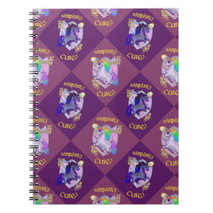 Rampating Cute Unicorn Anteckningsbok