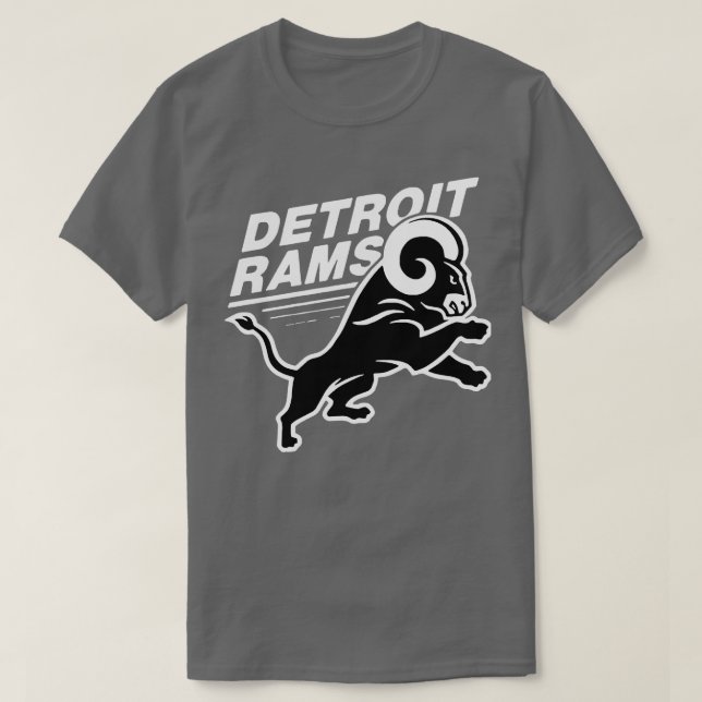 Rams Black T Shirt (Design framsida)
