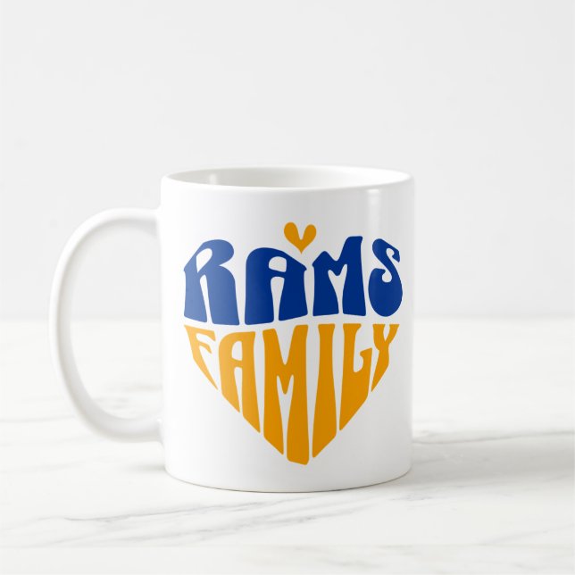 Rams Family Fläkt Gift Kaffemugg (Vänster)