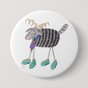 Rams huvud/ Posh Sheep Knapp