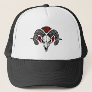 Rams huvud Skull Keps