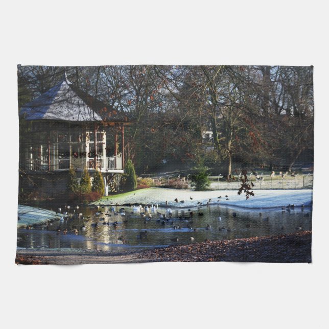 Rams Woerthe Tea House ktcna Kökshandduk (Horisontell)