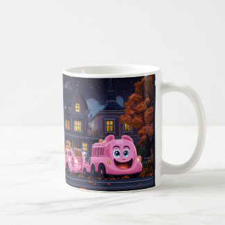 Ramsan "Hjulen på bussen" med Halloween-tema Kaffemugg