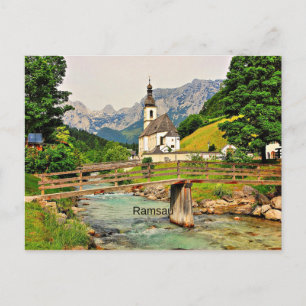 Ramsau, bayerska Alpernor Vykort
