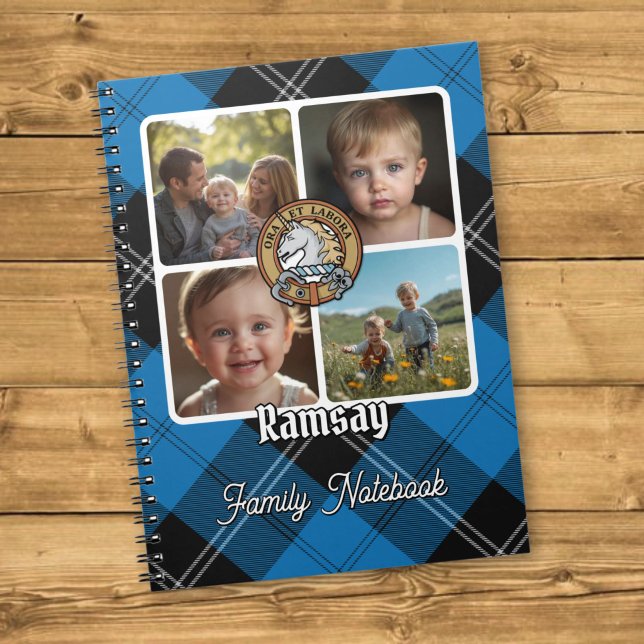 Ramsay Familj Foto Collage Anteckningsbok (Skapare uppladdad)