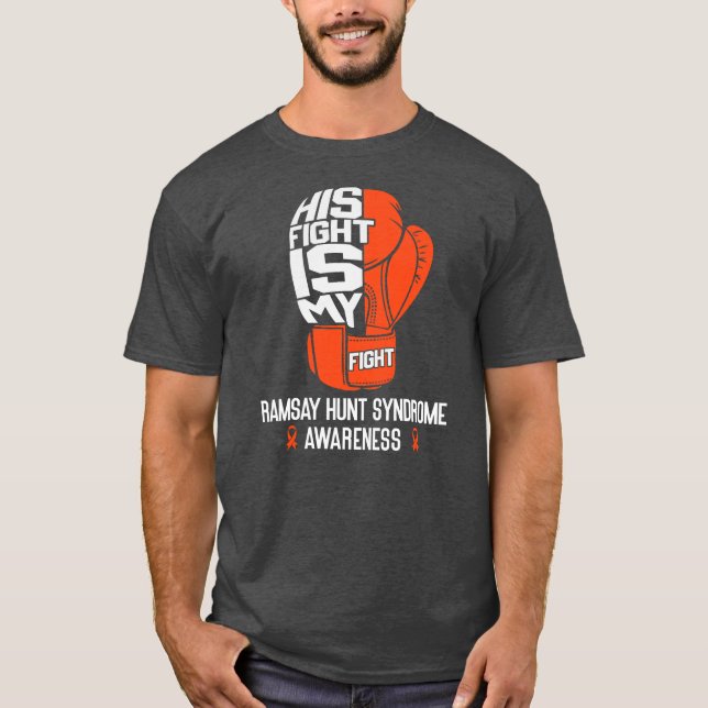 Ramsay Hunt Syndrome Medvetenhet om att hans kamp  T Shirt (Framsida)