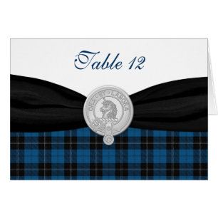 Ramsay Hunting Tartan Special Occtan Bord Card Hälsningskort