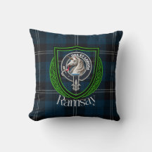 Ramsay skotska klanens tartan och vapen