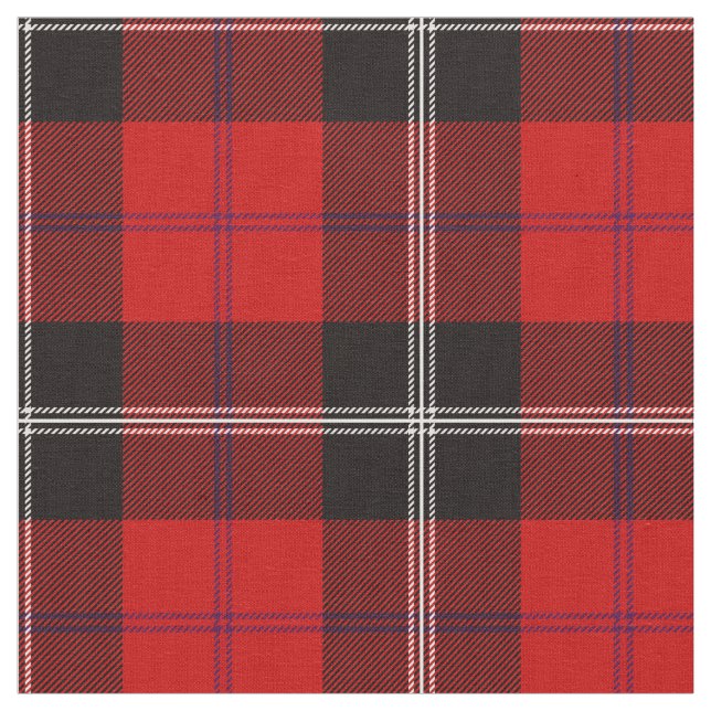 Ramsay Tartan Print Tyg (Närbild)