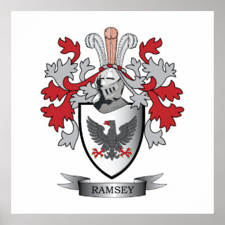 Ramsey Family Crest Jackar om Arm Poster