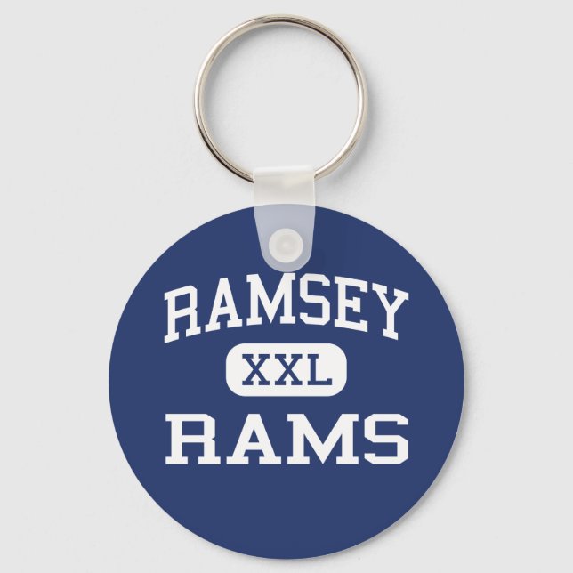 Ramsey - Rams - High School - Ramsey New jersey Nyckelring (Framsida)