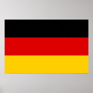Ramutskrift med Tyskland Flagga Poster