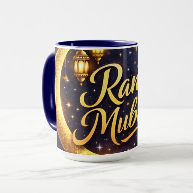 Ramzan Mubarak Festive Mug Mugg (Framsida vänster)