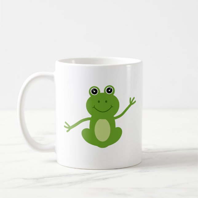 Rana feliz bailando kaffemugg (Vänster)