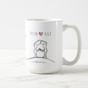 RÅNA hjärta ALI Kaffemugg