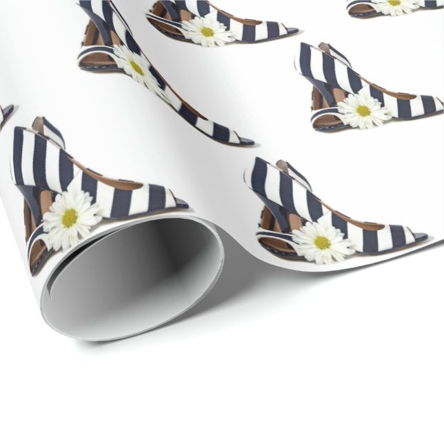 Ranade Högklackar med Daisy Presentpapper (Rullad Hörn)