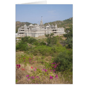 Ranakpur Jain-tempel, Ranakpur, Rajasthan, Indien Hälsningskort