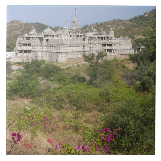 Ranakpur Jain-tempel, Ranakpur, Rajasthan, Indien Kakelplatta (Framsidan)
