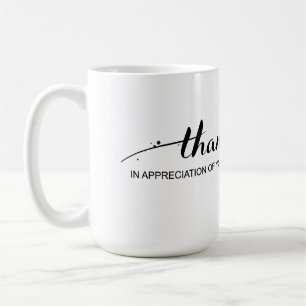 "Rånar tack i gillande av dig" Kaffemugg