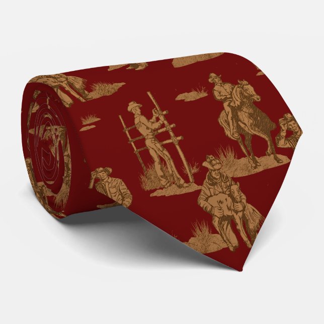 Ranch Cowboys Horse Calf Fence Dekorativ kudde Slips (Rullad)