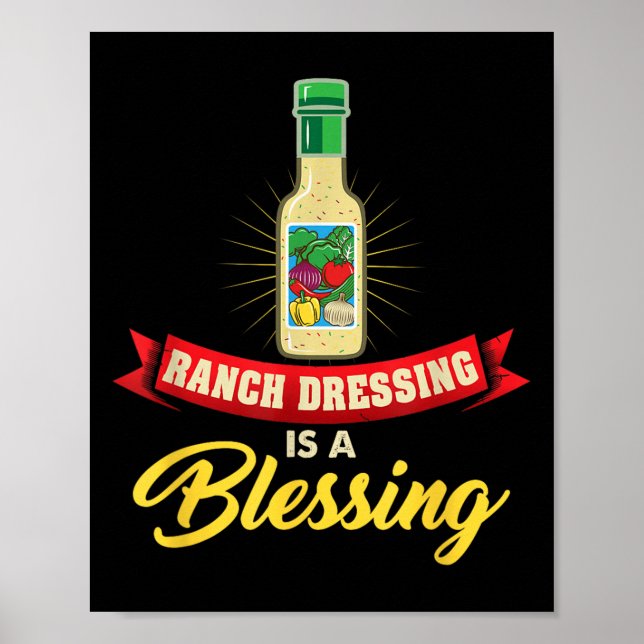Ranch-dosering är ett bläckande, underbart livsmed poster (Framsidan)