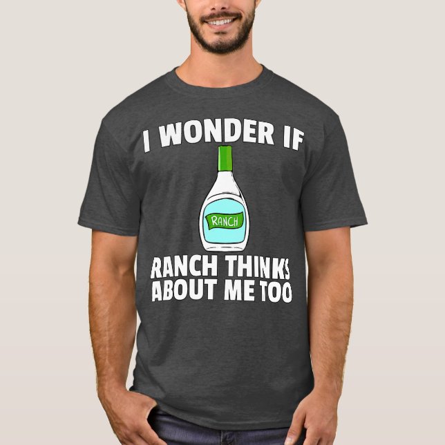 Ranch Dressing Gift Funny Condiment Sauce T Shirt (Framsida)