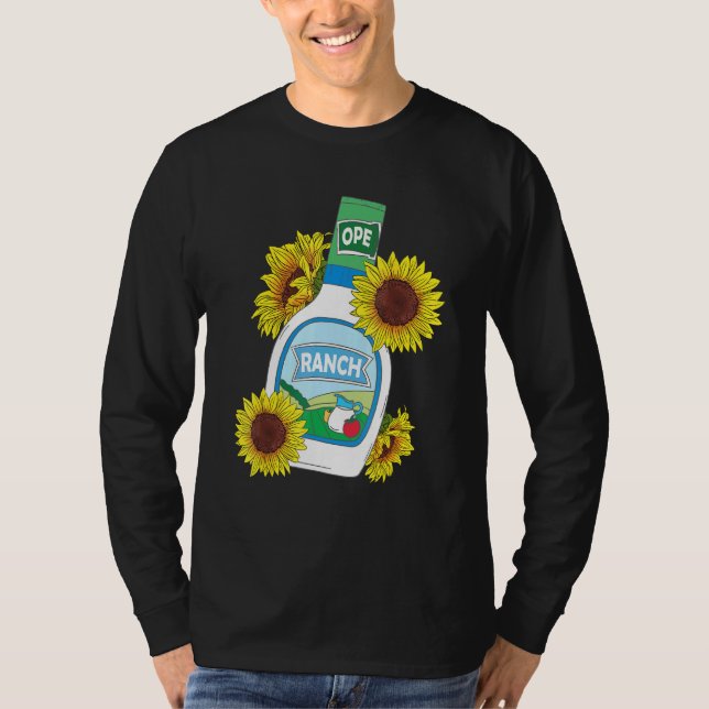 Ranch Dressing Ranch Foodie Salad Saucey T Shirt (Framsida)