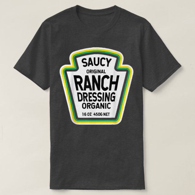 Ranch Dressing Salad Easy Halloween Costume Matchi T Shirt (Design framsida)