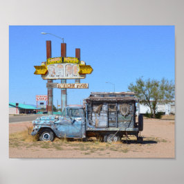 Ranch House Café Lastbil, Tucumcari, New mexico Poster