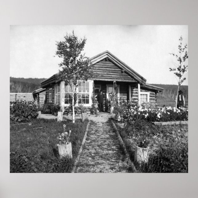 Ranch House Near Fairbanks: 1916 Poster (Framsidan)