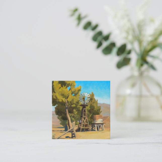 Ranch Kvarn, Carson, Nevada av Maynard Dixon Anteckningskort (Stående Fram)