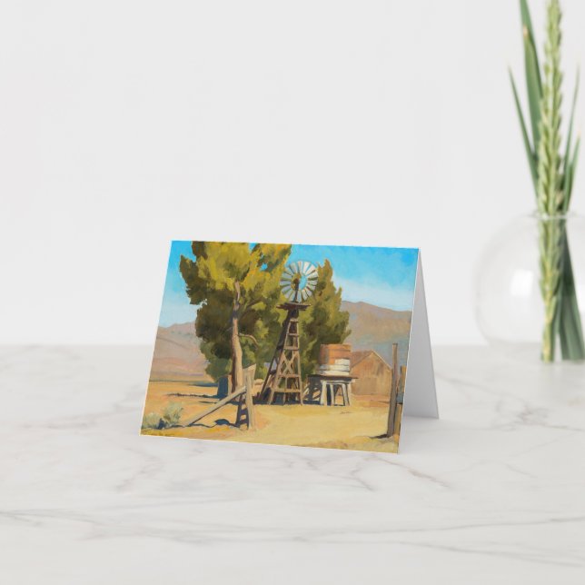 Ranch Kvarn, Carson, Nevada av Maynard Dixon Tack Kort (Framsida)