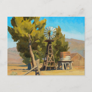 Ranch Kvarn, Carson, Nevada av Maynard Dixon Vykort