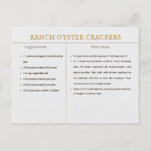 Ranch Oyster Crackers Recept Thanksgiving Mat