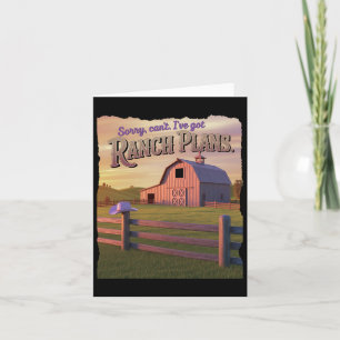 Ranch Plans - Western är tillbaka - Westernt för d Kort