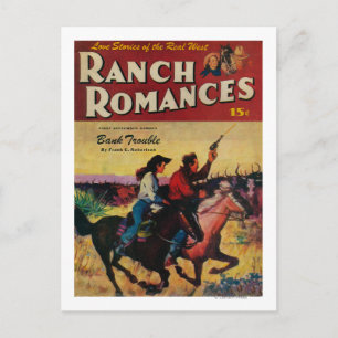 Ranch Romantik Magazine Cover Vykort