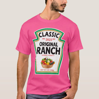Ranch Sauce Green Salad Dressing Condiment DIY Hal T Shirt