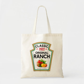 Ranch Sauce Grönt Salad Dressing Halloween Costume Tygkasse