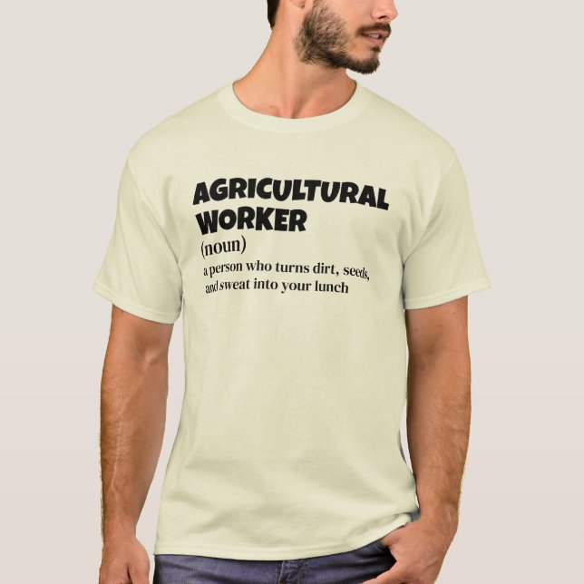 Ranch Worker - Lusnydefinition T Shirt (Framsida)