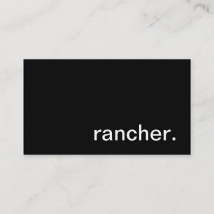 Ranchägarevisitkort Visitkort