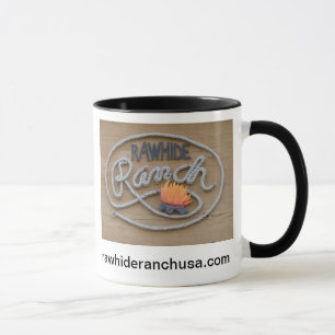 Ranchen undertecknar muggen mugg